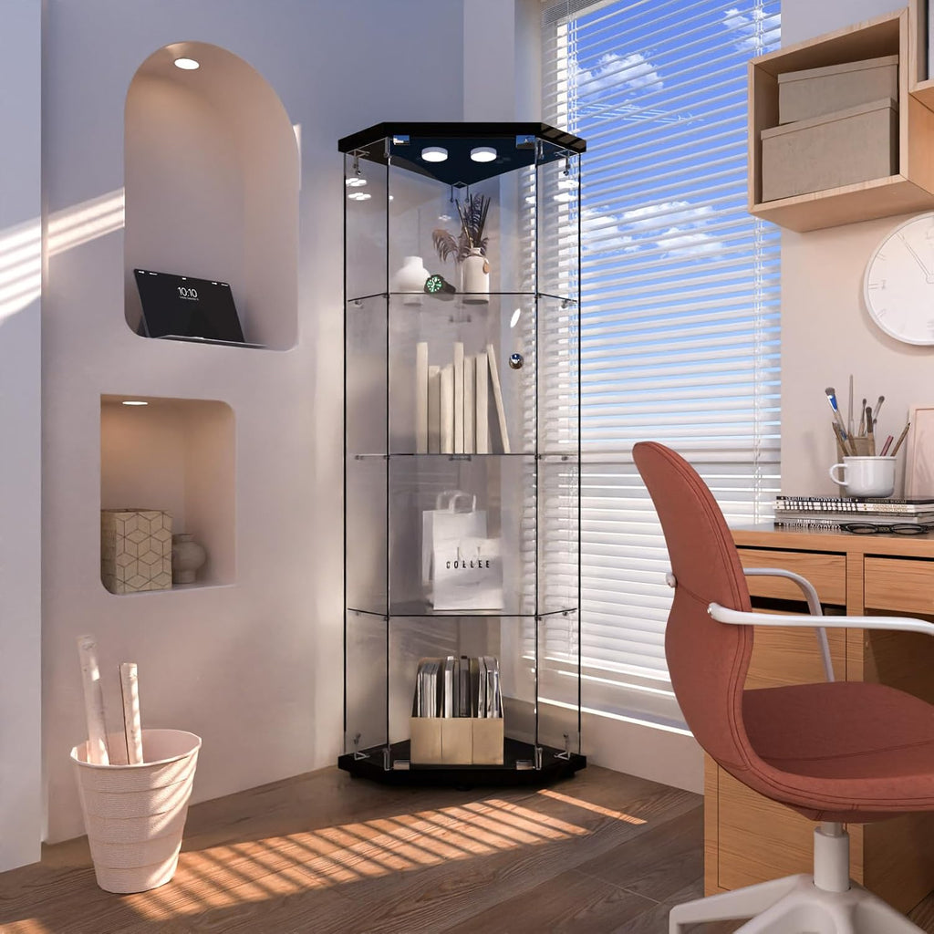 Corner Glass Display Cabinet