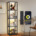 Glass Display Shelf Lamp