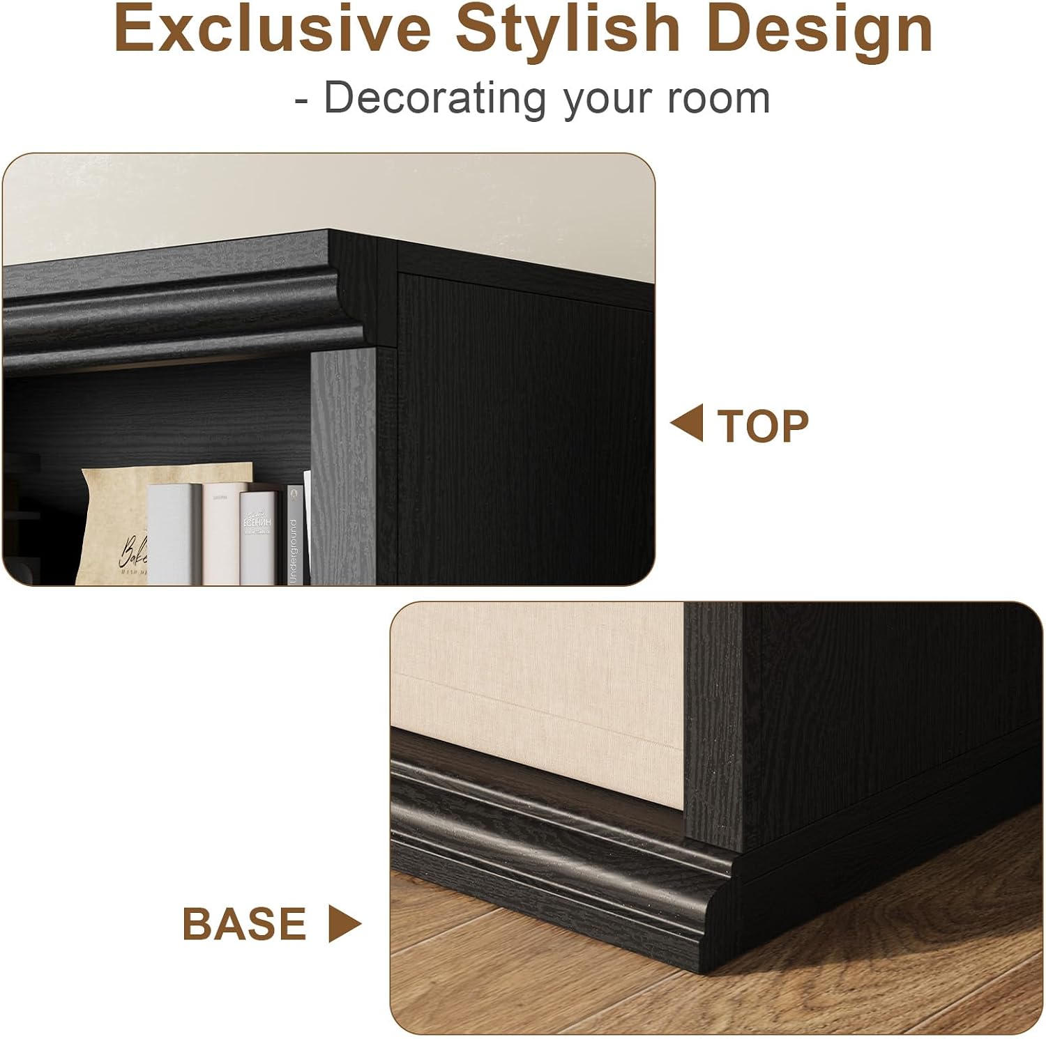 Rresyet 6-Tier Tall Bookshelf