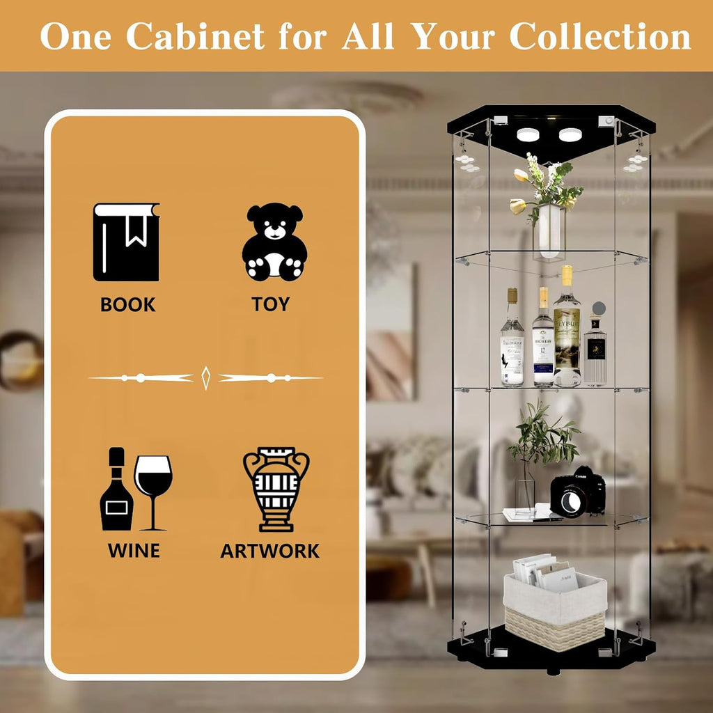 Corner Glass Display Cabinet