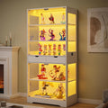 5-Tier Glass Display Cabinet