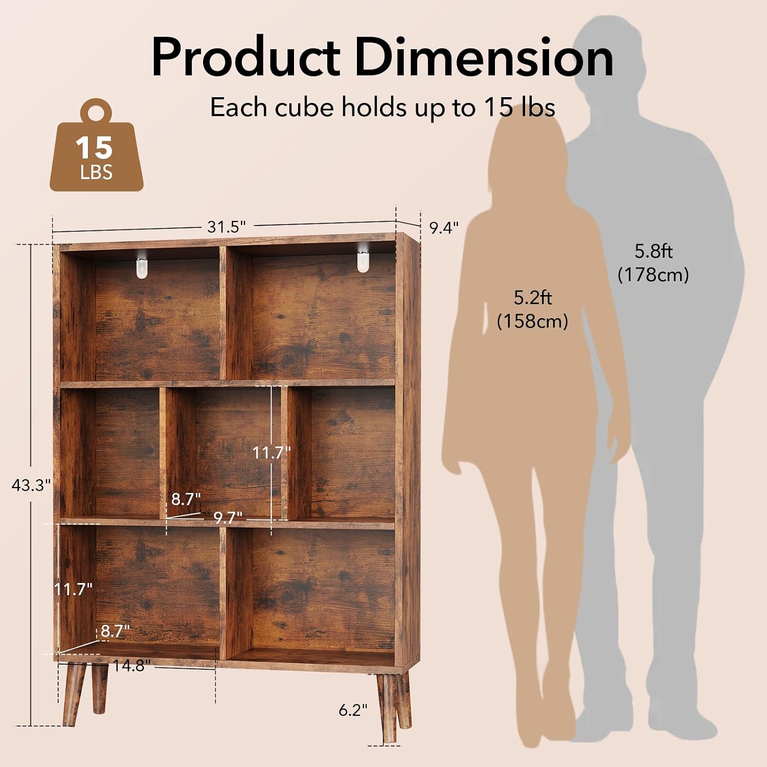 Cube Storage Bookshelf