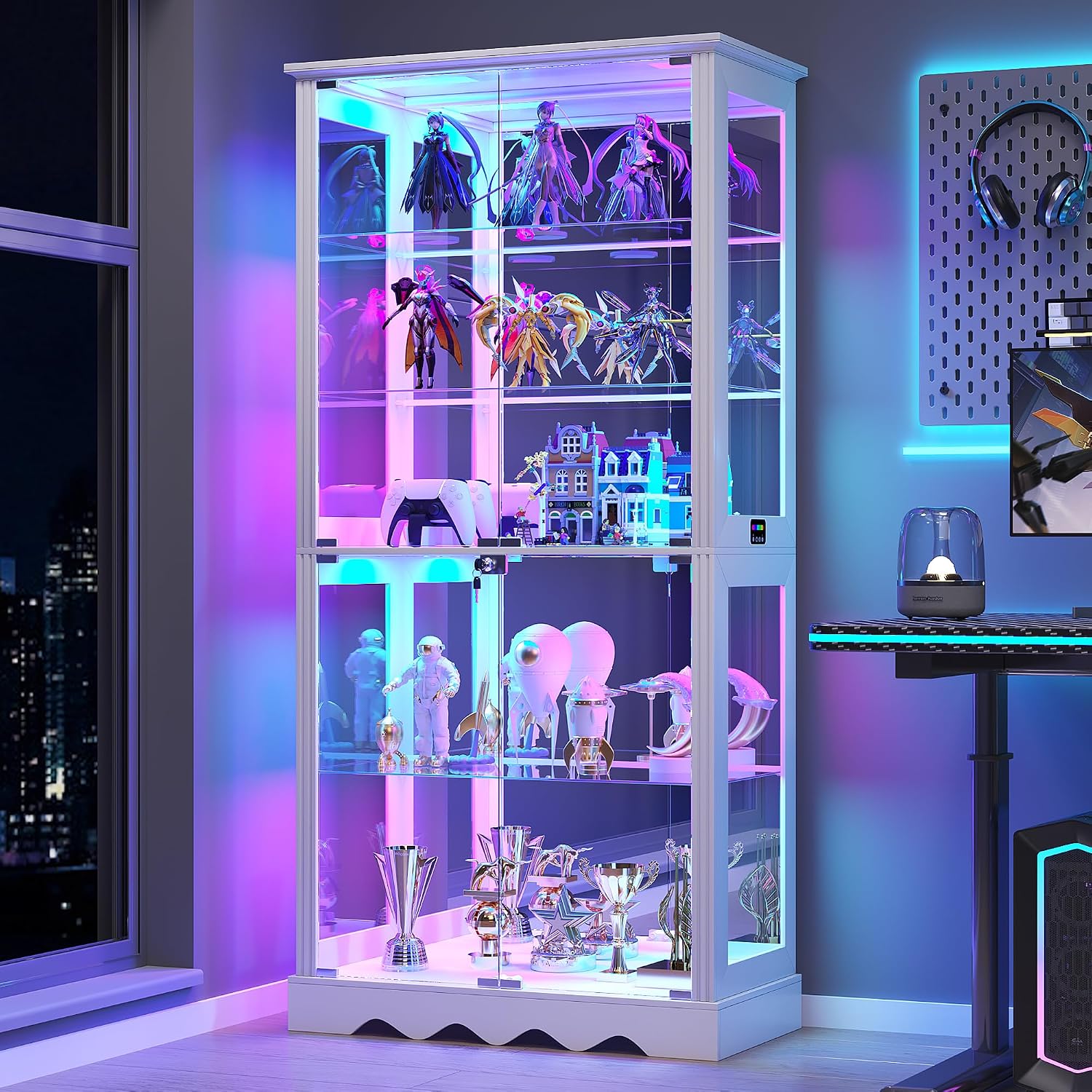 Dystler Tall Glass Display Cabinet