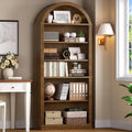 Arched Wooden Bookshelf
