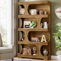 Tribesigns S-Shaped 4-Tier Bookshelf