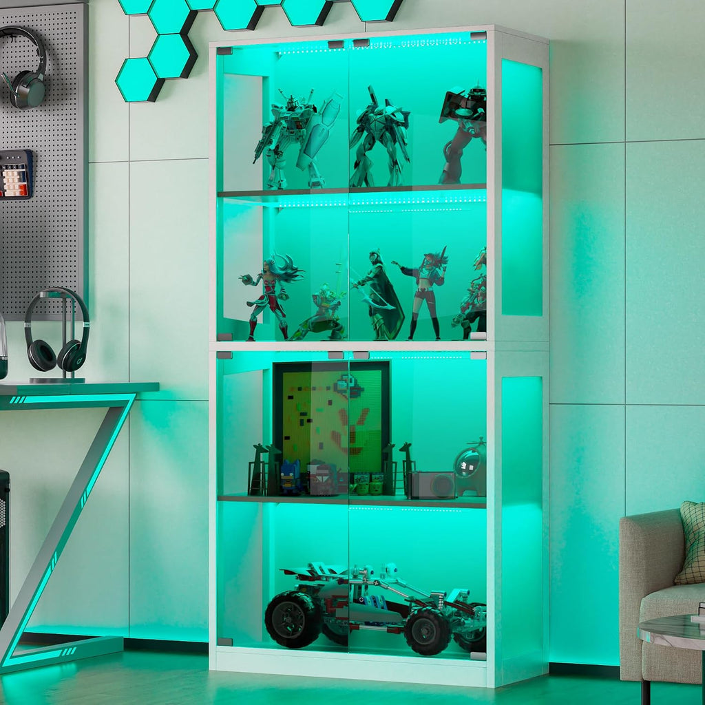 Grepatio Glass Display Cabinet