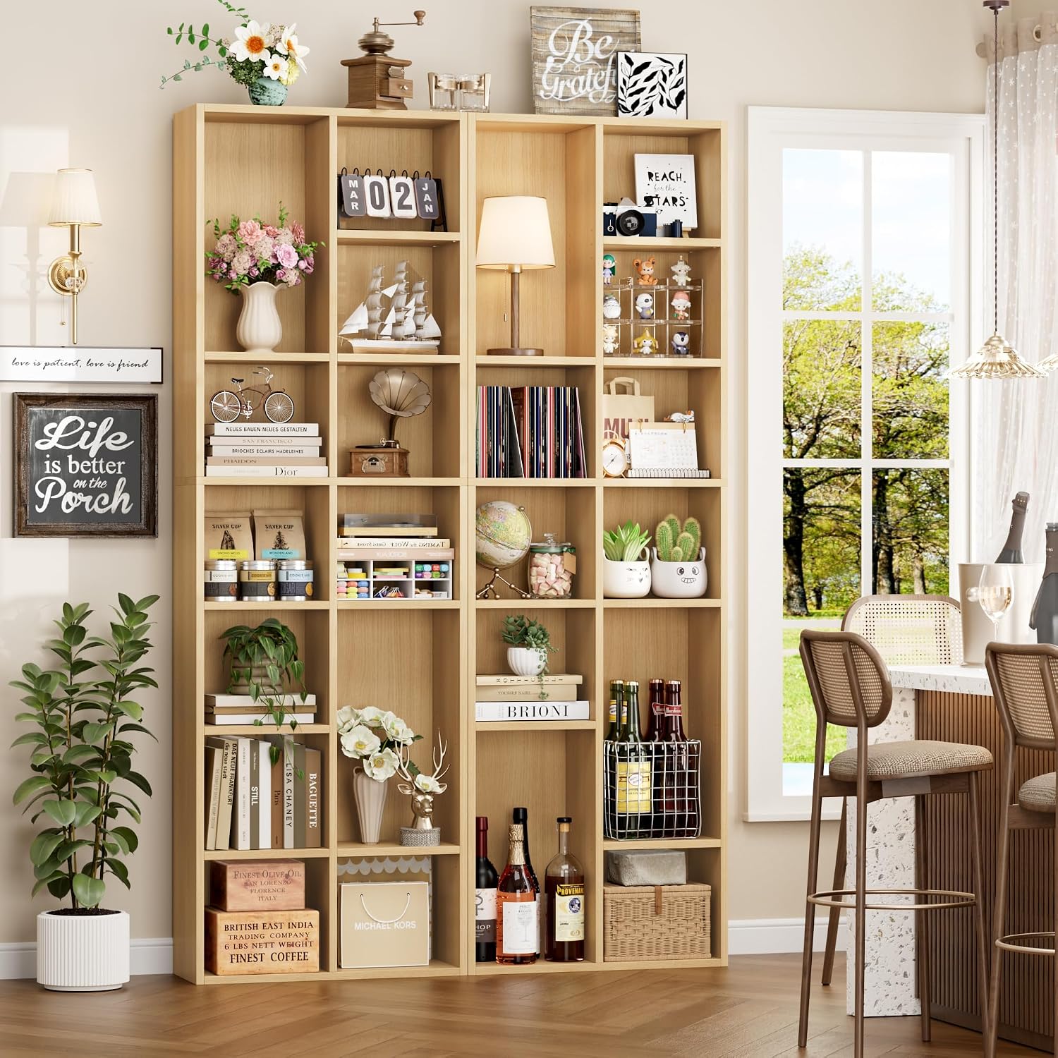 Double Wide Bookshelf