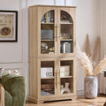 Joaxswe Curved Glass Bookshelf