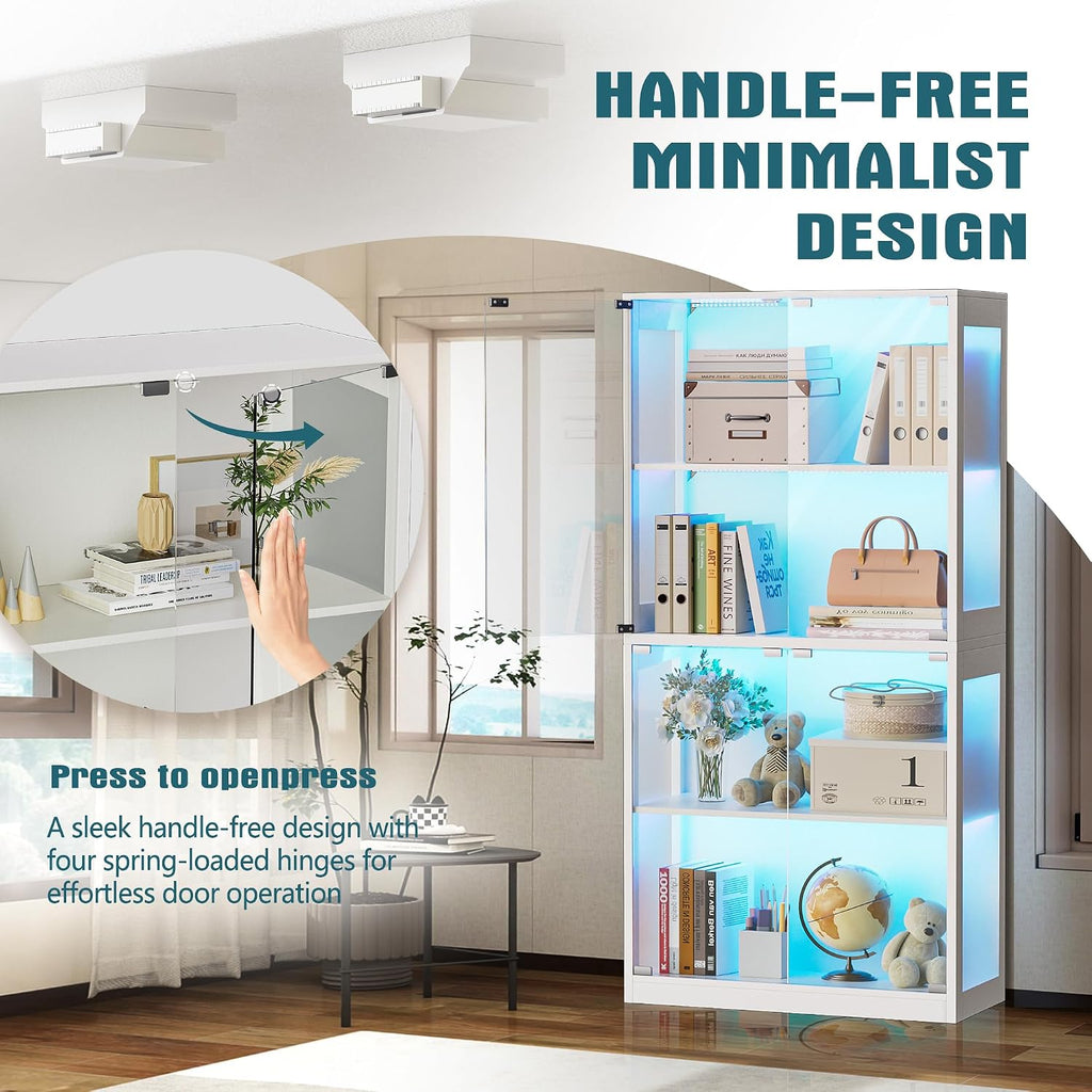 Grepatio Glass Display Cabinet