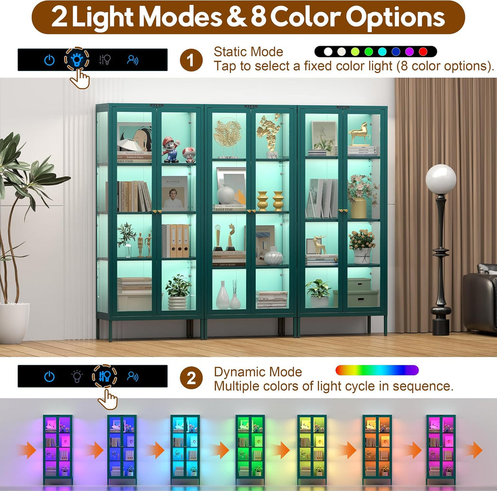 UNICOLY Glass Display Cabinet
