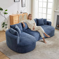 L-Shape Curved Boneless Sofa
