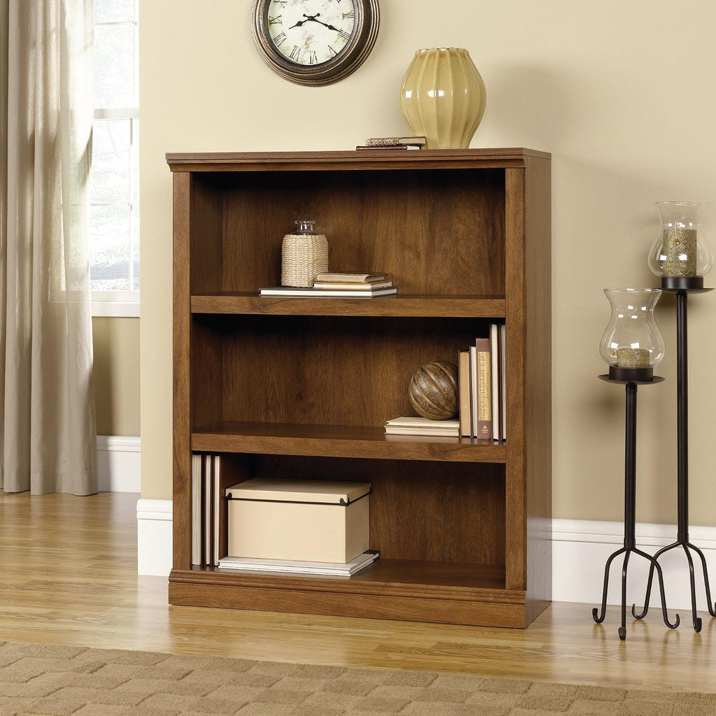 Sauder 3-Shelf Oak Bookcase